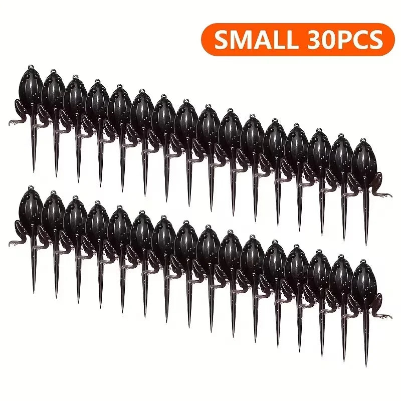 10/30 soft bodied small/large fly bait with hook - Realistic floating action bait - TPE material suitable for freshwater and sea