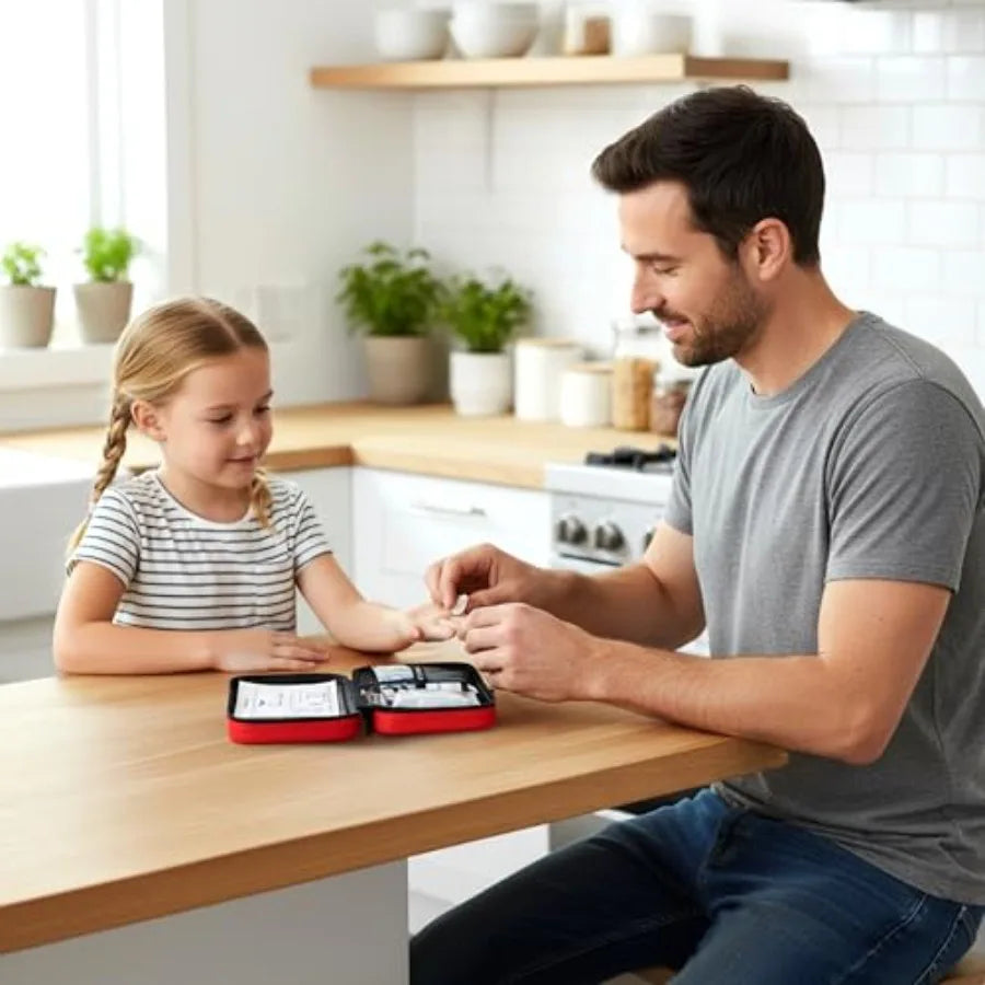 First Aid and CPR Kit for Children and Toddlers With Bandages