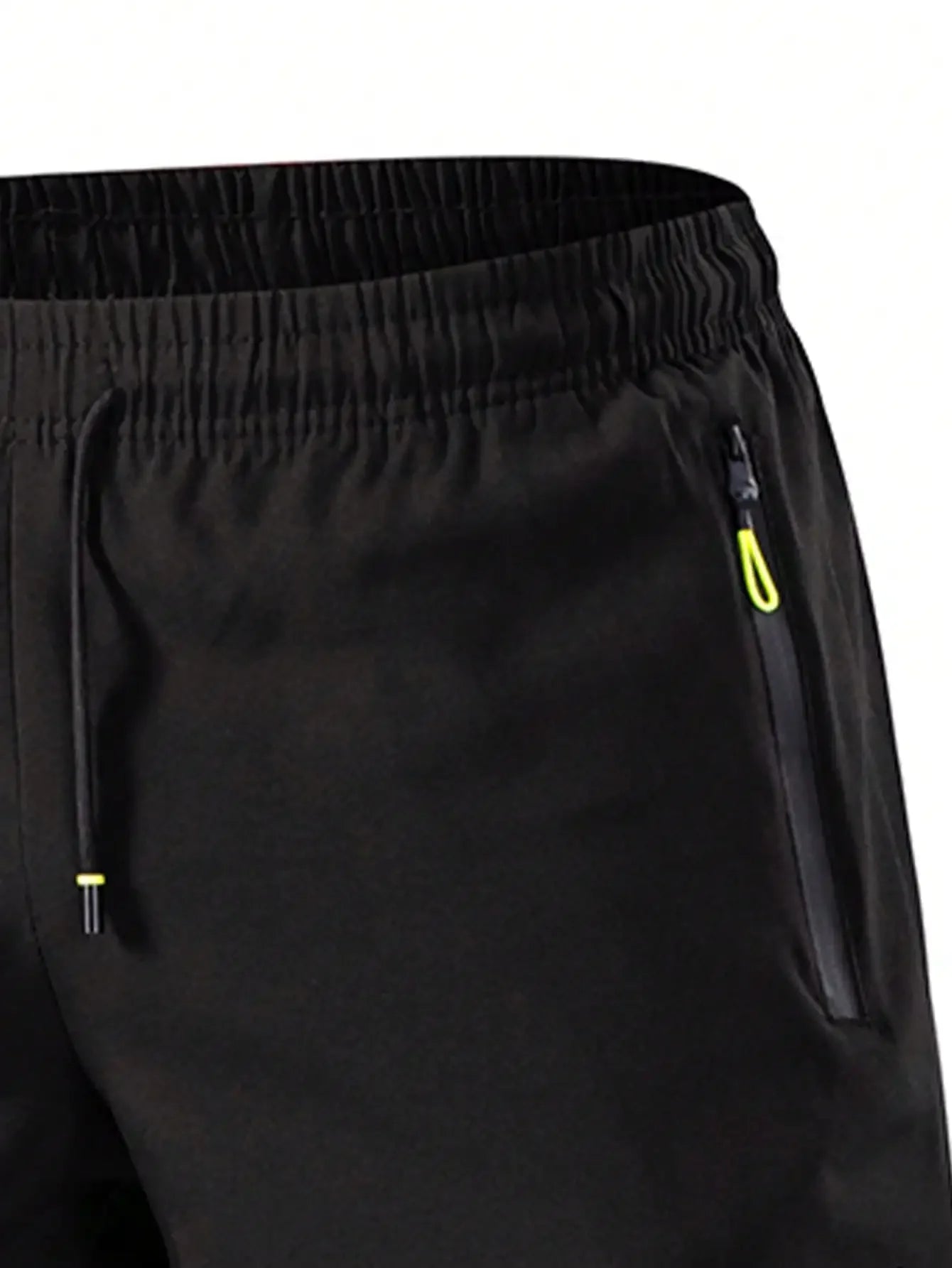 Women's Casual Sports Shorts With Lightning Pattern And Reflective Patches