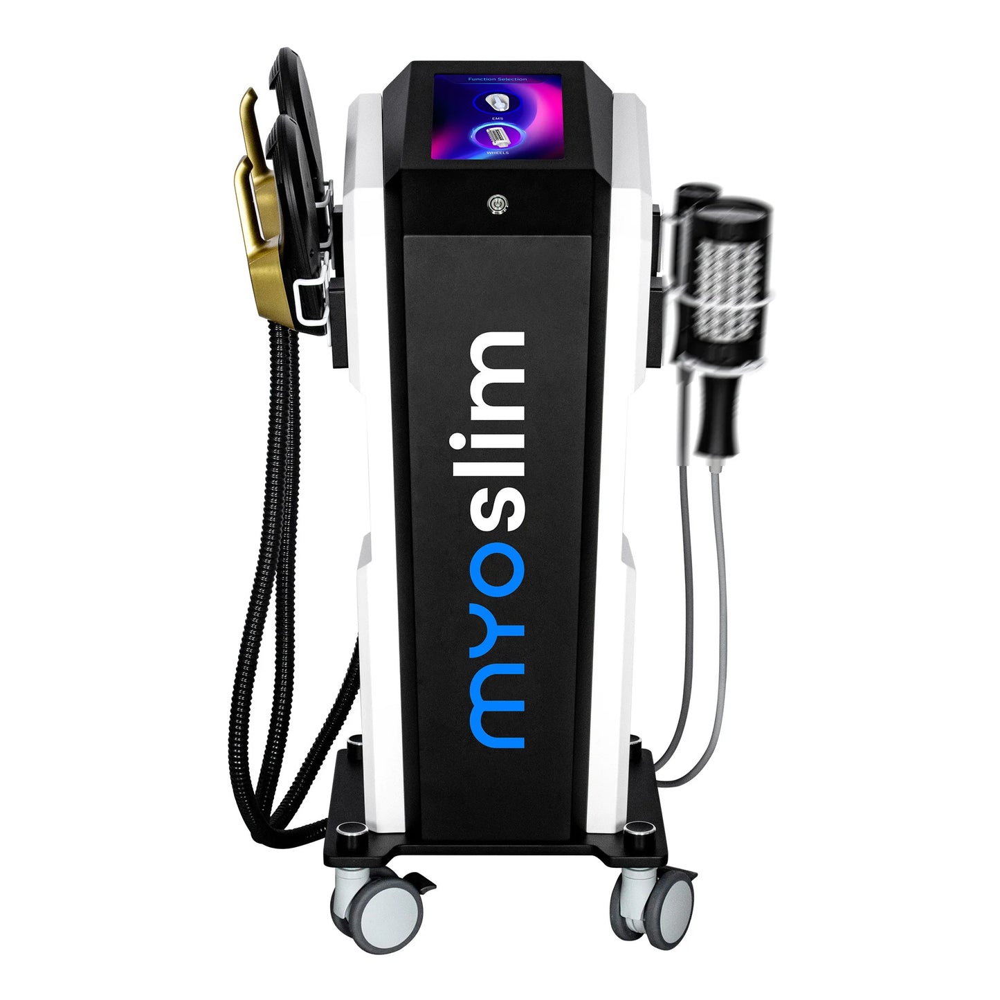 EMS Sculpting Machine, RFnova Roller Massage, 4 Handles, 5000W, Body Shaping, Fat Reduction, Muscle Sculpt, Salon Beauty Equipme