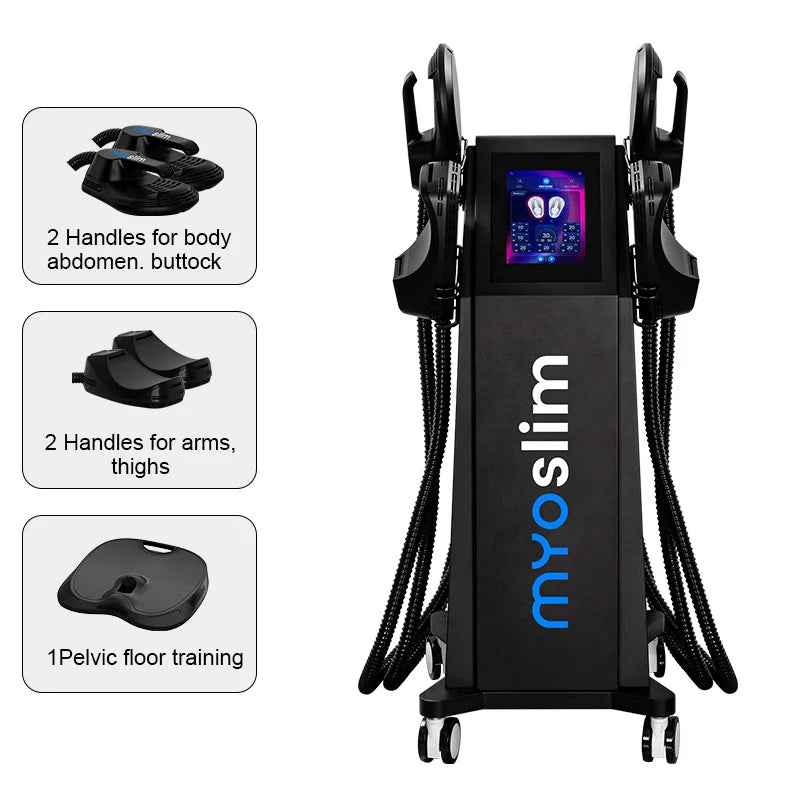 MYOSLIM 6500W Body Sculpting Machine With 200Hz Muscle Stimulator