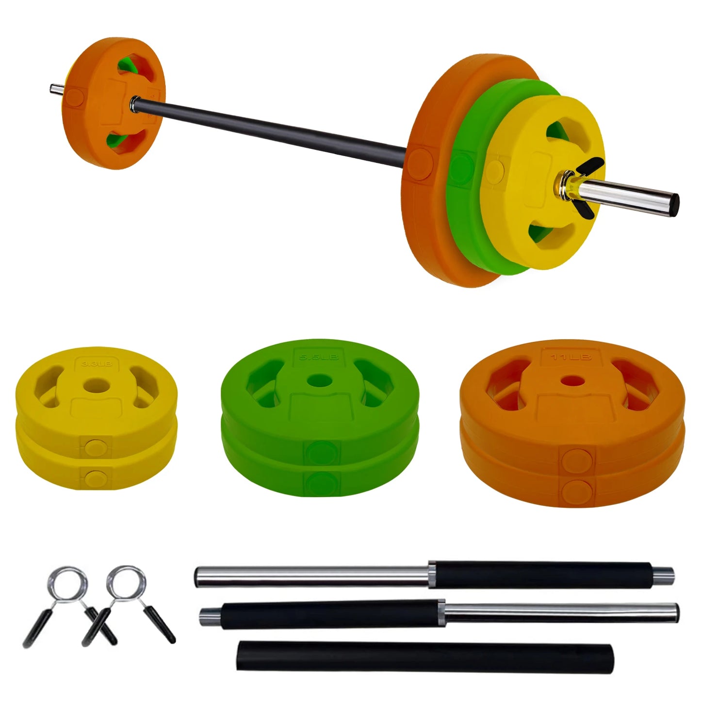 TWISTER.CK Adjustable Barbell Weight Set For Home Gym Strength Training