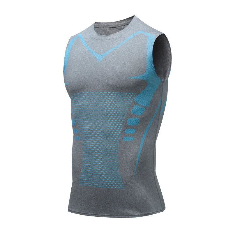 Men Compression Tank Top Sleeveless Quick Dry Gym Sportswear