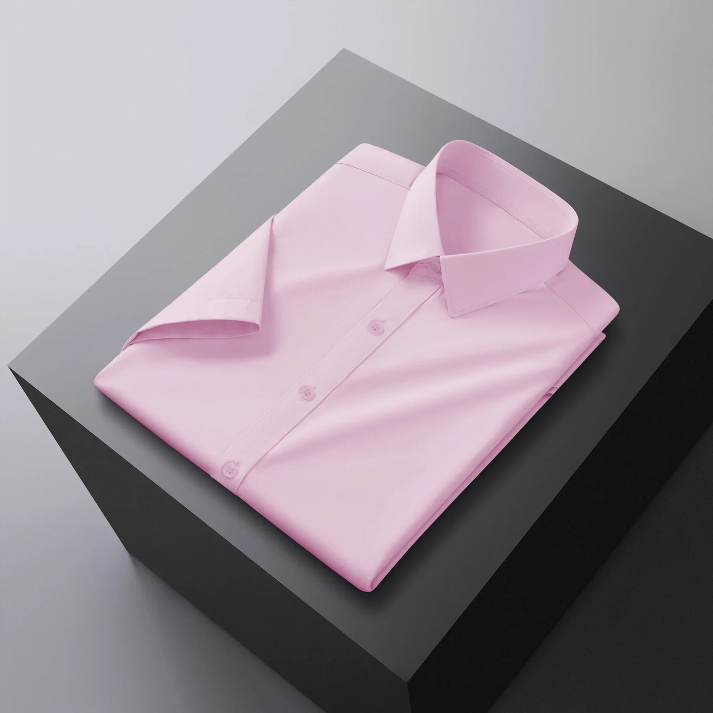 Men's Short Sleeve Business Casual Shirt No Ironing