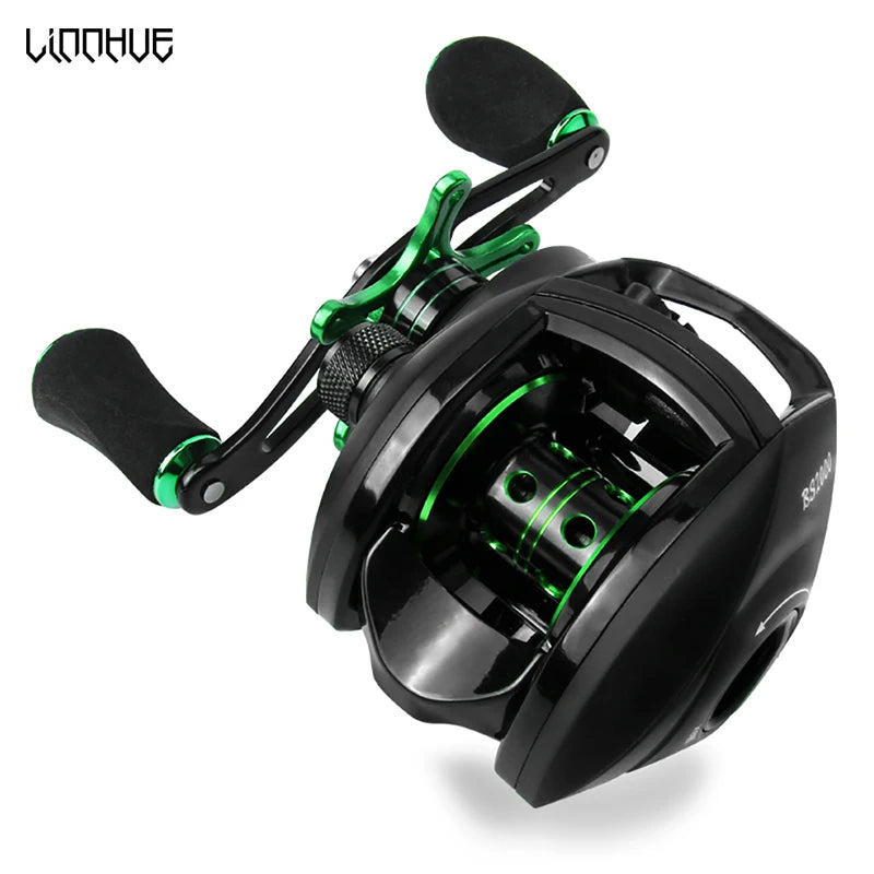 LINNHUE Baitcasting Reel BS2000 8.1:1 High Speed Saltwater Fishing