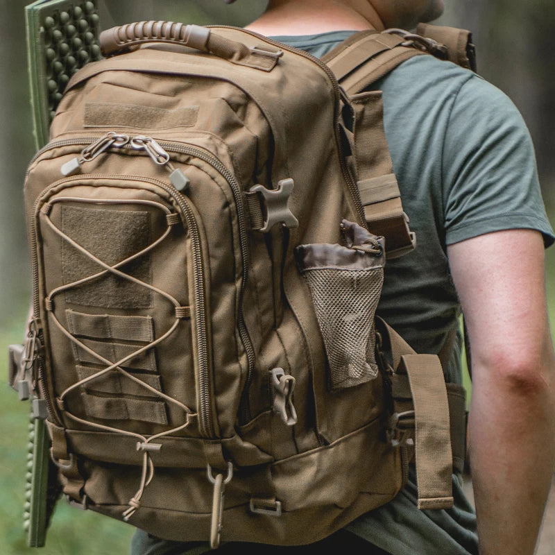 LQARMY Tactical Backpack For Outdoor Hiking And Camping