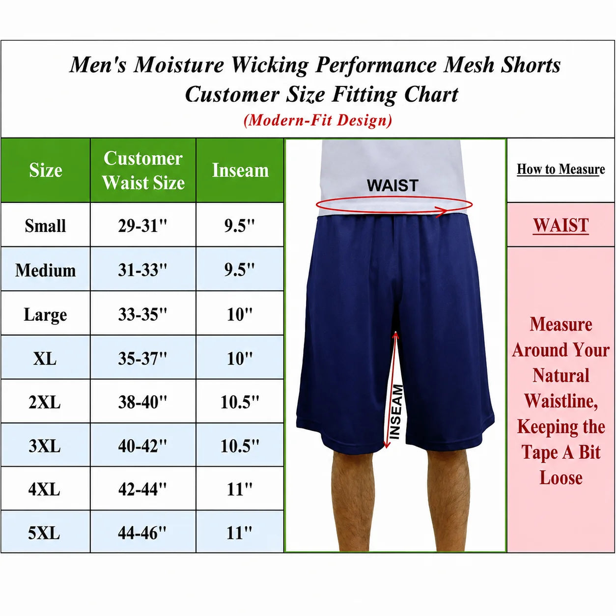 Men's Lightweight Breathable Moisture-Wicking Mesh Shorts