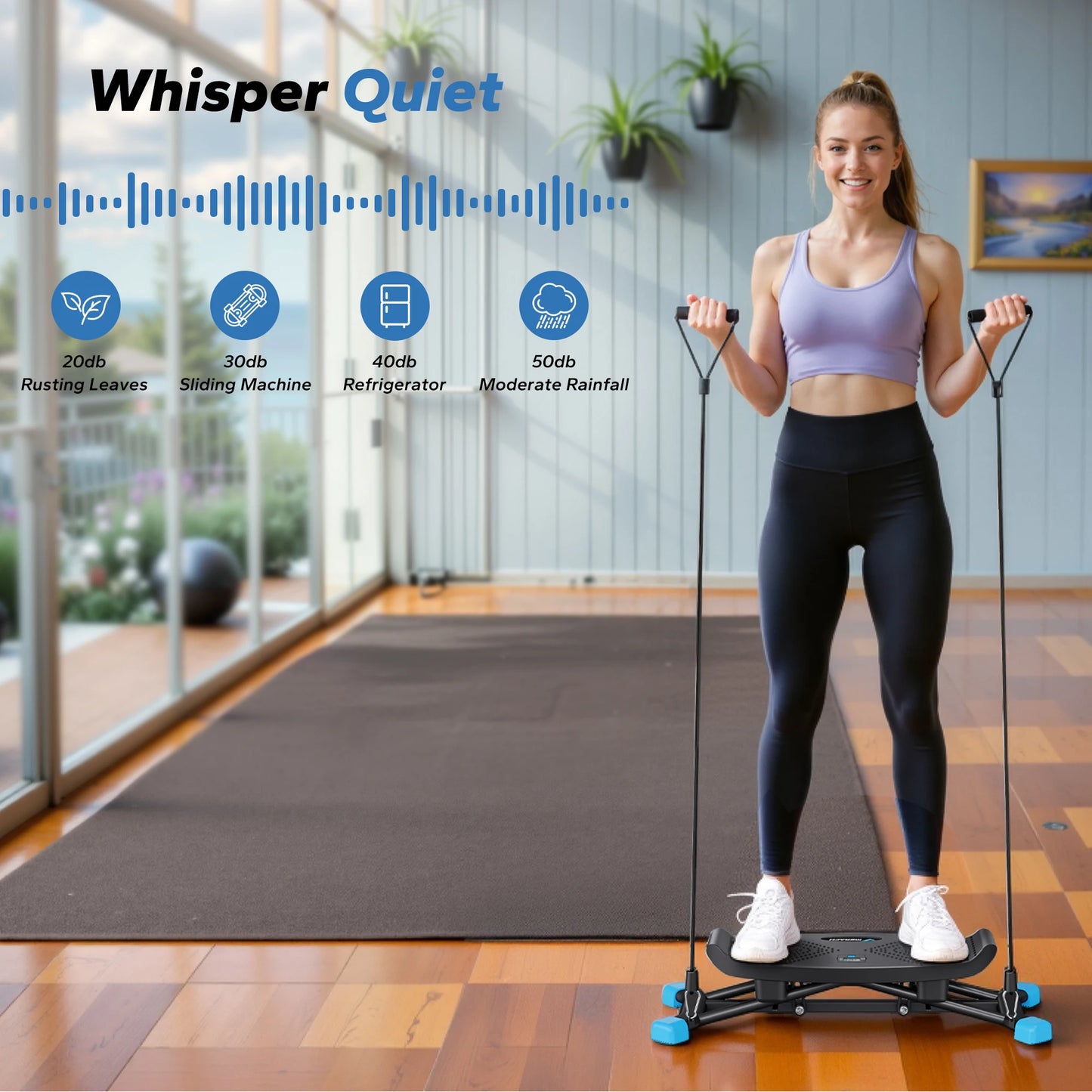 MERACH Ski Machine Simulated Ski Training for Full Body Workout