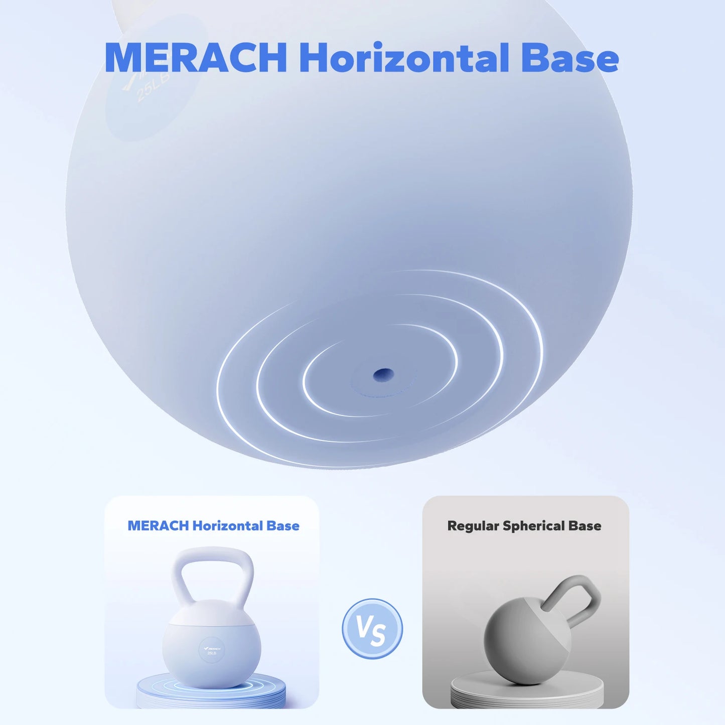 MERACH Soft Kettlebell Non-Slip Wide-Grip Handle Cushioned Horizontal Base Filled with Fine Mineral Sand Premium Kettle Bell