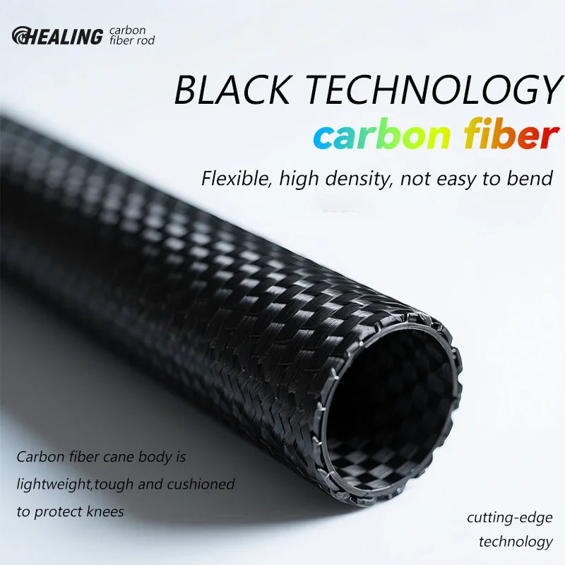 OKHEALINGCN Trekking Poles Carbon Fiber Ultra-Light 2PCS
