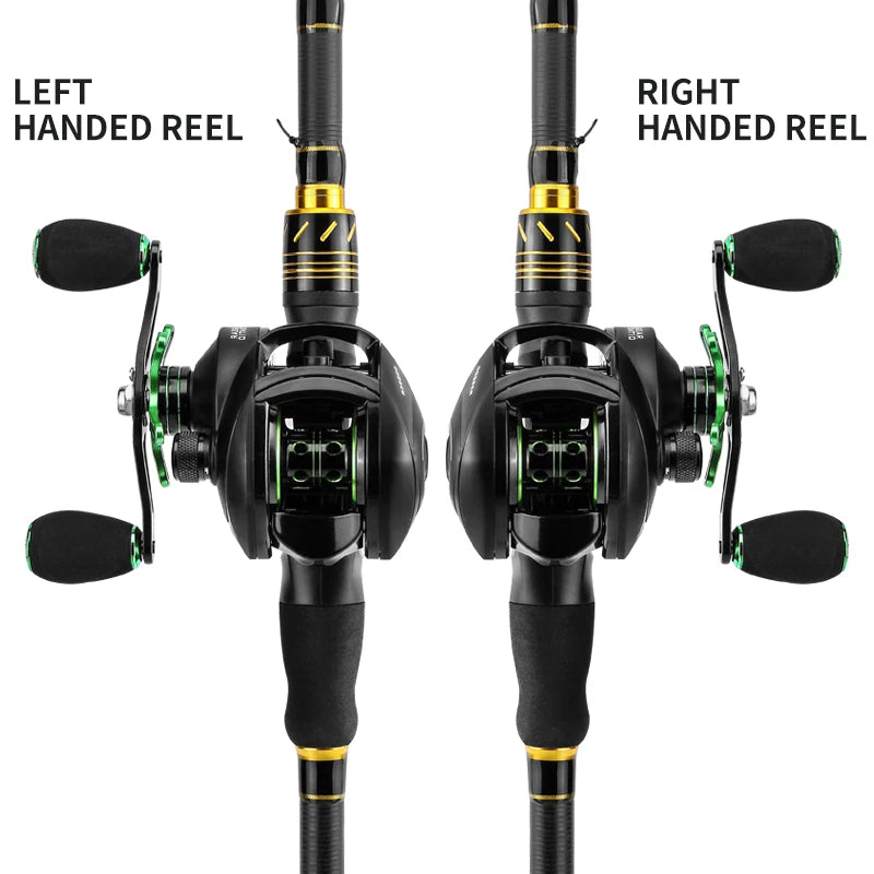 LINNHUE Baitcasting Reel BS2000 8.1:1 High Speed Saltwater Fishing