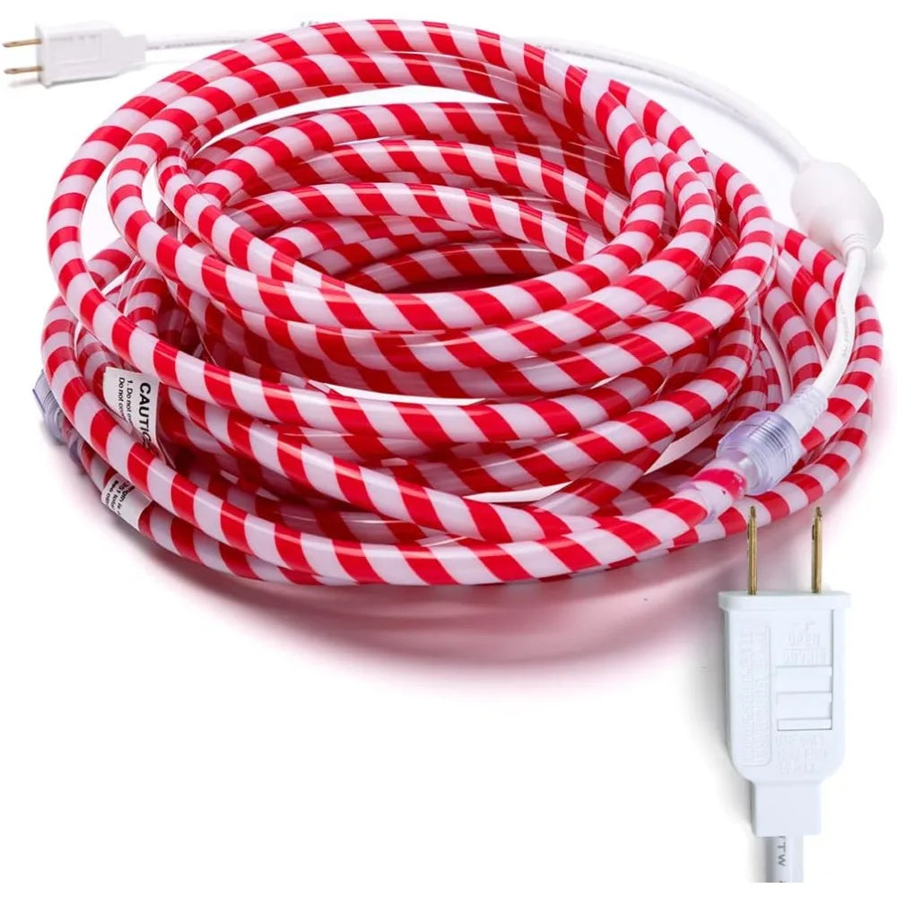Joyfy Waterproof LED Candy Cane Rope Light For Holiday Decoration