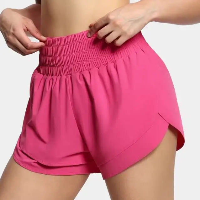 The Gym People High Waisted Quick Dry Athletic Shorts