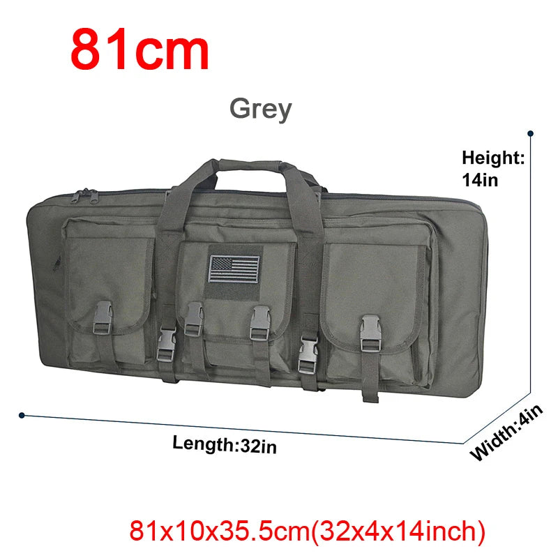 LQARMY Tactical Double Rifle Case MOLLE System