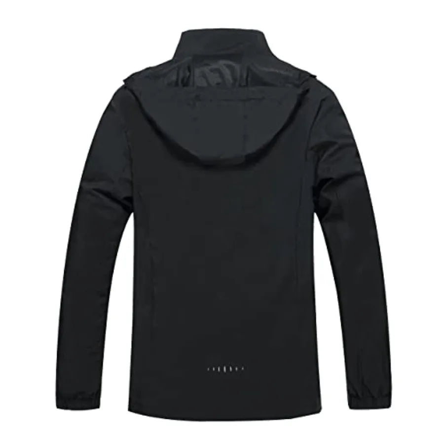 Women's Lightweight Waterproof Hooded Outdoor Rain Jacket for Hiking