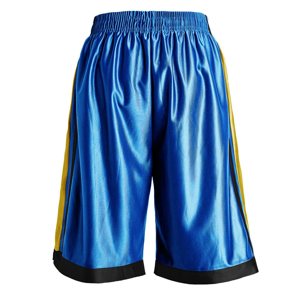 4-piece men's casual striped decorative basketball shorts summer basketball training running fitness quick drying shorts