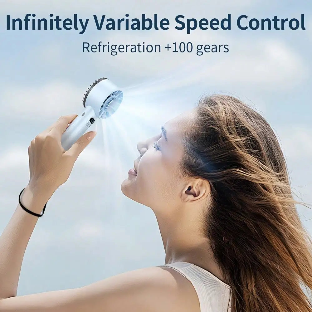 Cooling Handheld USB Mini Fan Portable High Speed Rechargeable