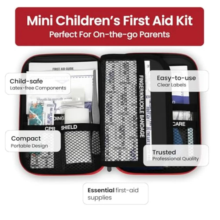 First Aid and CPR Kit for Children and Toddlers With Bandages