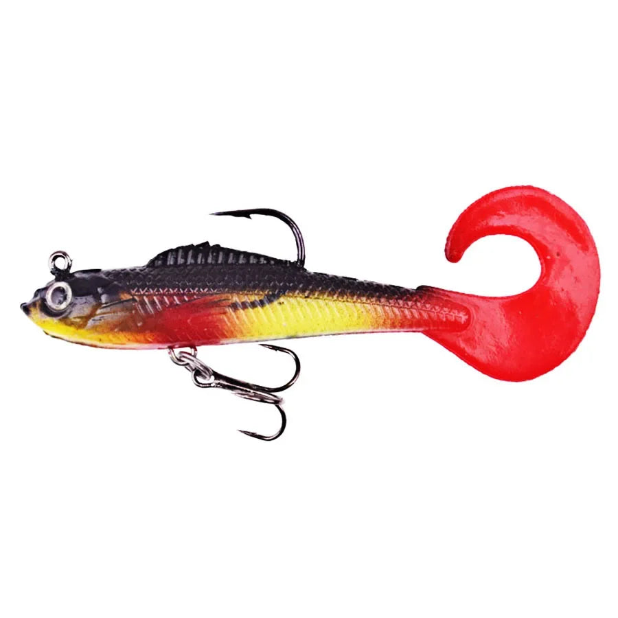 BODECIN Artificial Wobblers Soft Silicone Fishing Lures For Bass