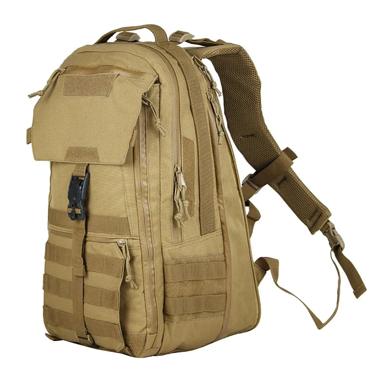 LQARMY Camping Backpack Waterproof Trekking Fishing Hunting Bag Tactical Molle Climbing Rucksack Outdoor Bags