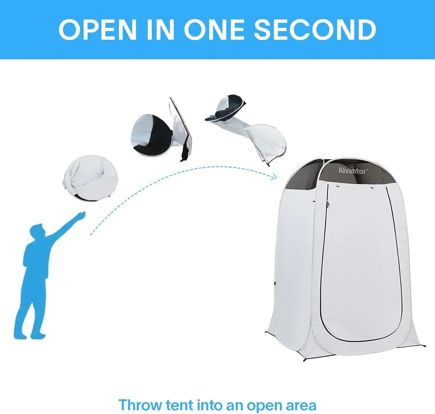 Shower Tent Pop Up Changing Room Outdoor Shower Enclosure Pop Up Privacy Tent Toilet Tent Camping Dressing Portable Shelter