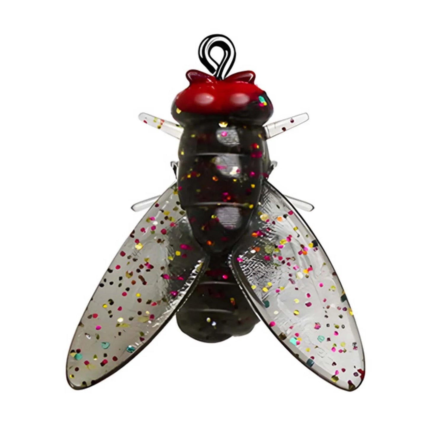 20pcs Small Fly Hook Fishing Bait set Small Sharpened Hook Dry Wet Color Bionic Fly Suitable for All Kinds of Waters