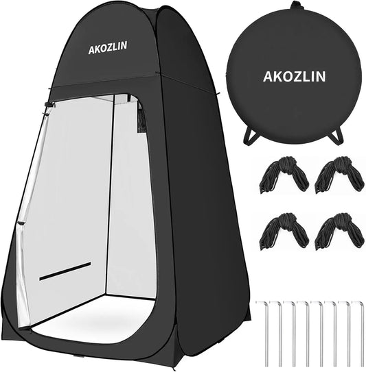 Portable Pop Up Shower Tent With UPF 50 Waterproof Privacy