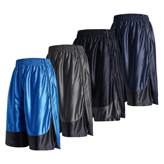 4pcs Summer Men's Shorts Sportswear Quick Drying Breathable Men Shorts Casual Bottoms Gym Fitness Training Jogging Short Pants