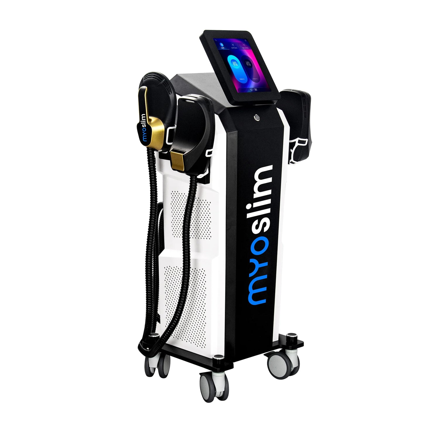 Myoslim NEO Folding Screen 6500W 15tesla Uses The Latest RF And HIEMT Technology To Muscle Building Body Shaping And Weight Loss