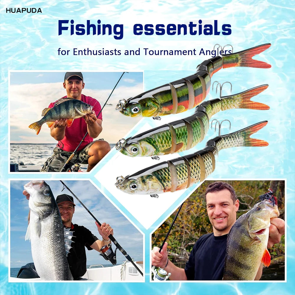 Fishing Lures 3 Pack Crank Baits For Saltwater And Freshwater