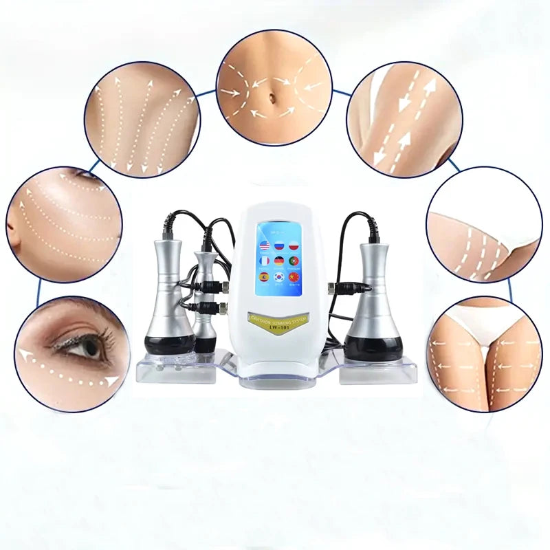 Moonic Beauty 40K 3in1 Cavitation Body Slimming Machine Vacuum Massager