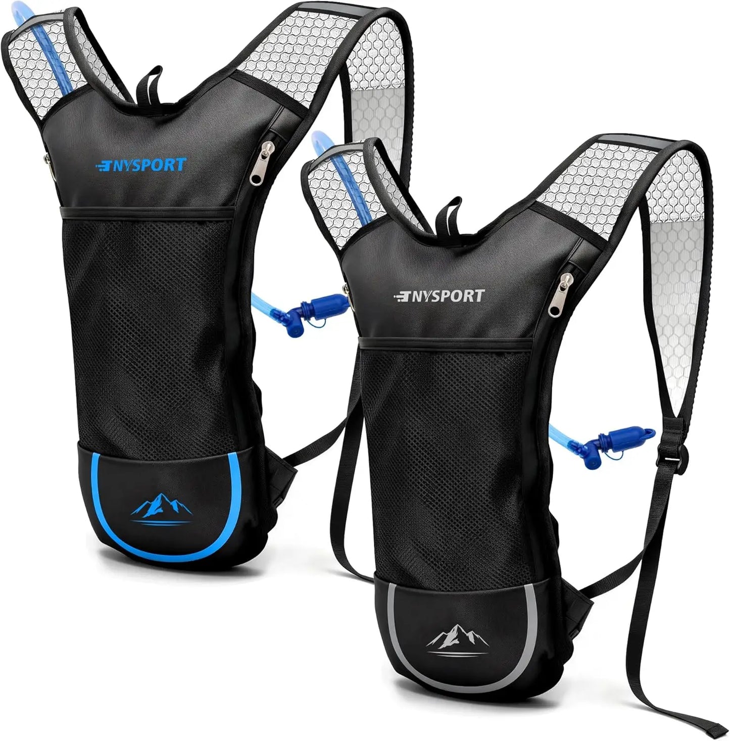 Hydration Backpack 2 Pack With 2L Bladder Lightweight Breathable