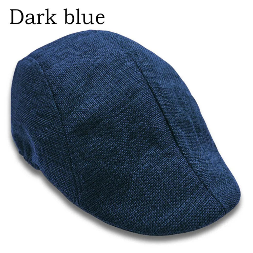Peaky Newsboy Golf Driving Hat Caps Boys Mens Flat Cap Beret Cabbie Hat Vintage