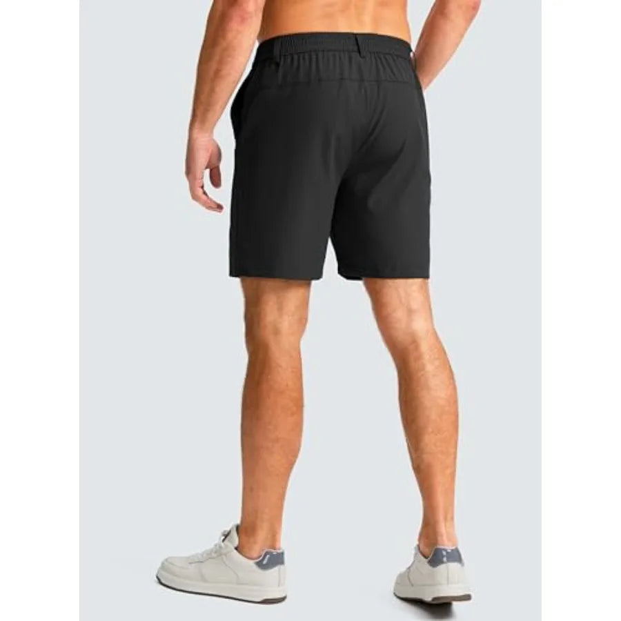 Men's Lightweight Golf Shorts With 3 Pockets And Quick Dry