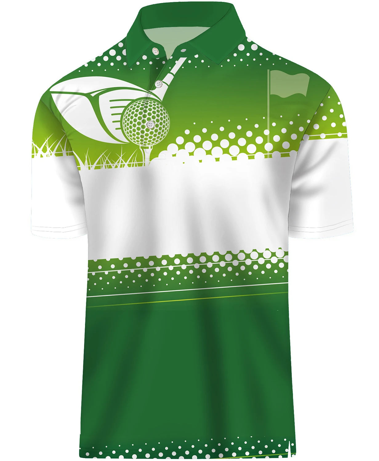 Men's Golf Shirt Hawaii Golf Polo Shirt Tennis Sports T-shirt Soft Breathable Elastic Fabric Short Sleeve