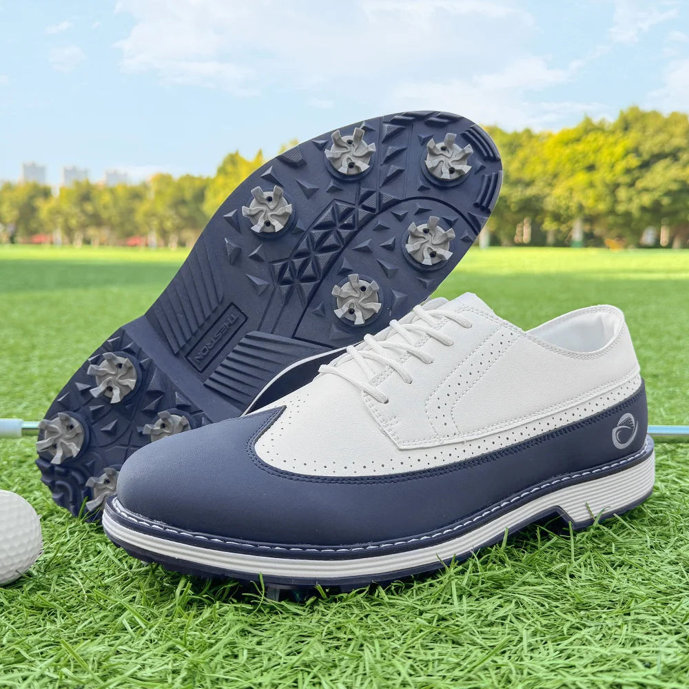 New Golf Shoes Spikes Men Size 7-14 Golf Sneakers Walking Footwears for Golfers