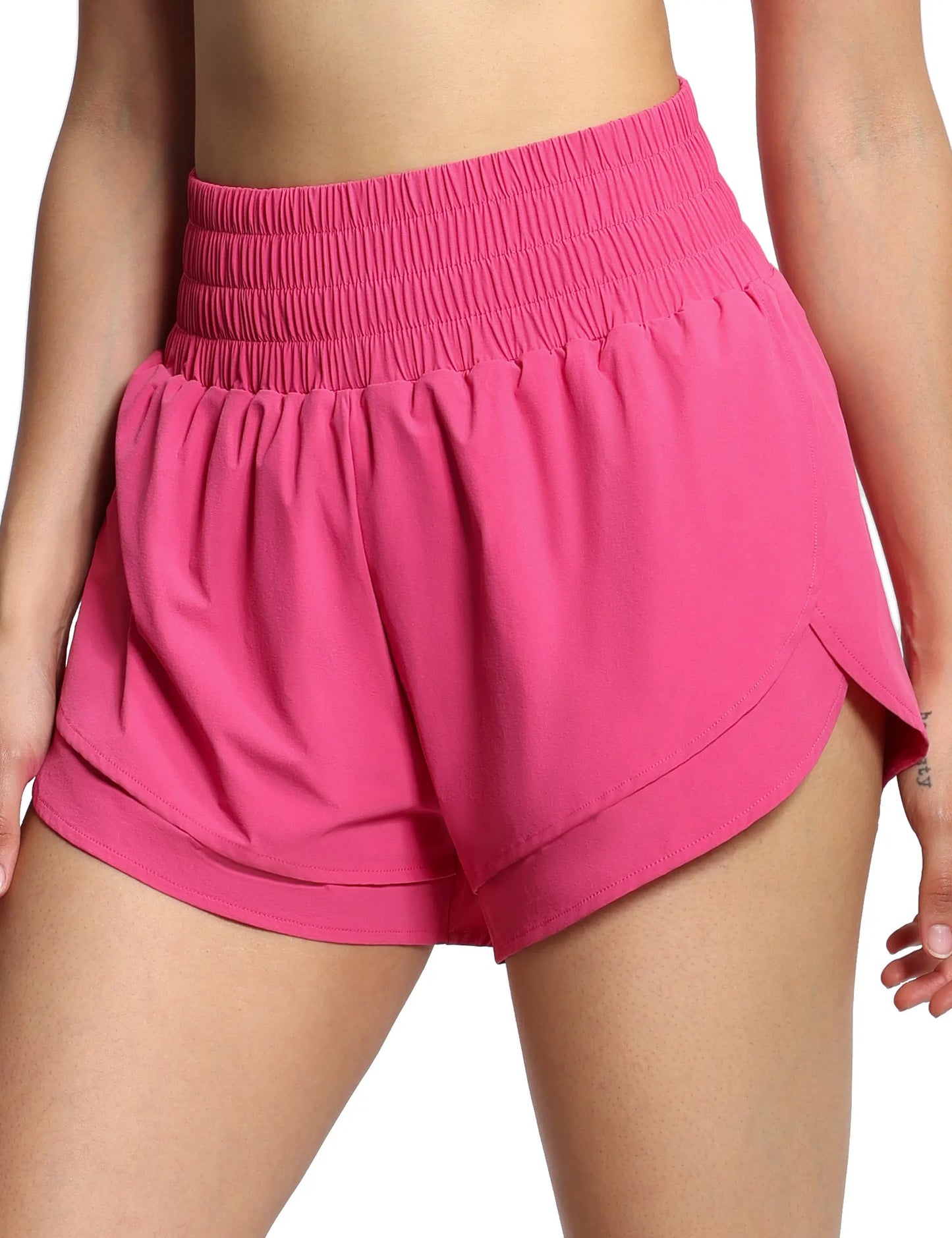 The Gym People High Waisted Quick Dry Athletic Shorts