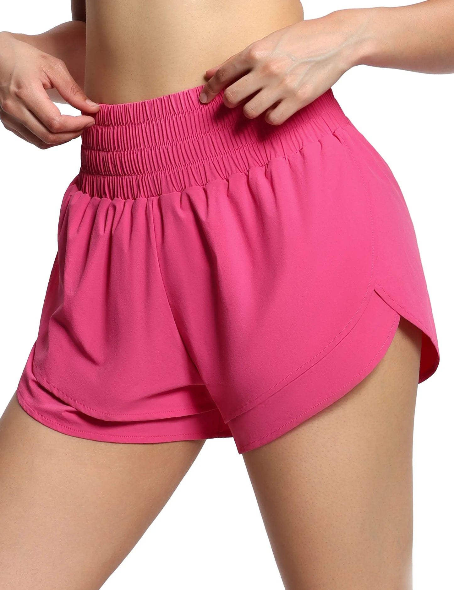 The Gym People High Waisted Quick Dry Athletic Shorts