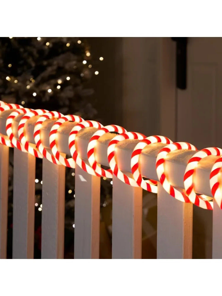 Joyfy Waterproof LED Candy Cane Rope Light For Holiday Decoration