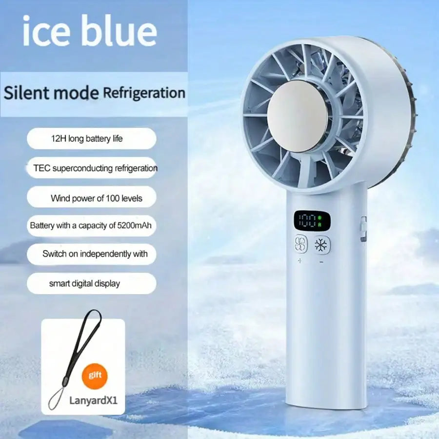 Cooling Handheld USB Mini Fan Portable High Speed Rechargeable