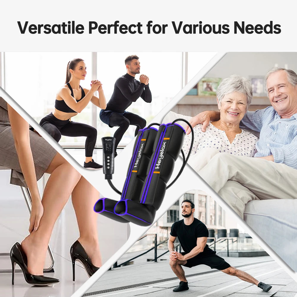 Leg Compression Massager for Circulation and Pain Relief