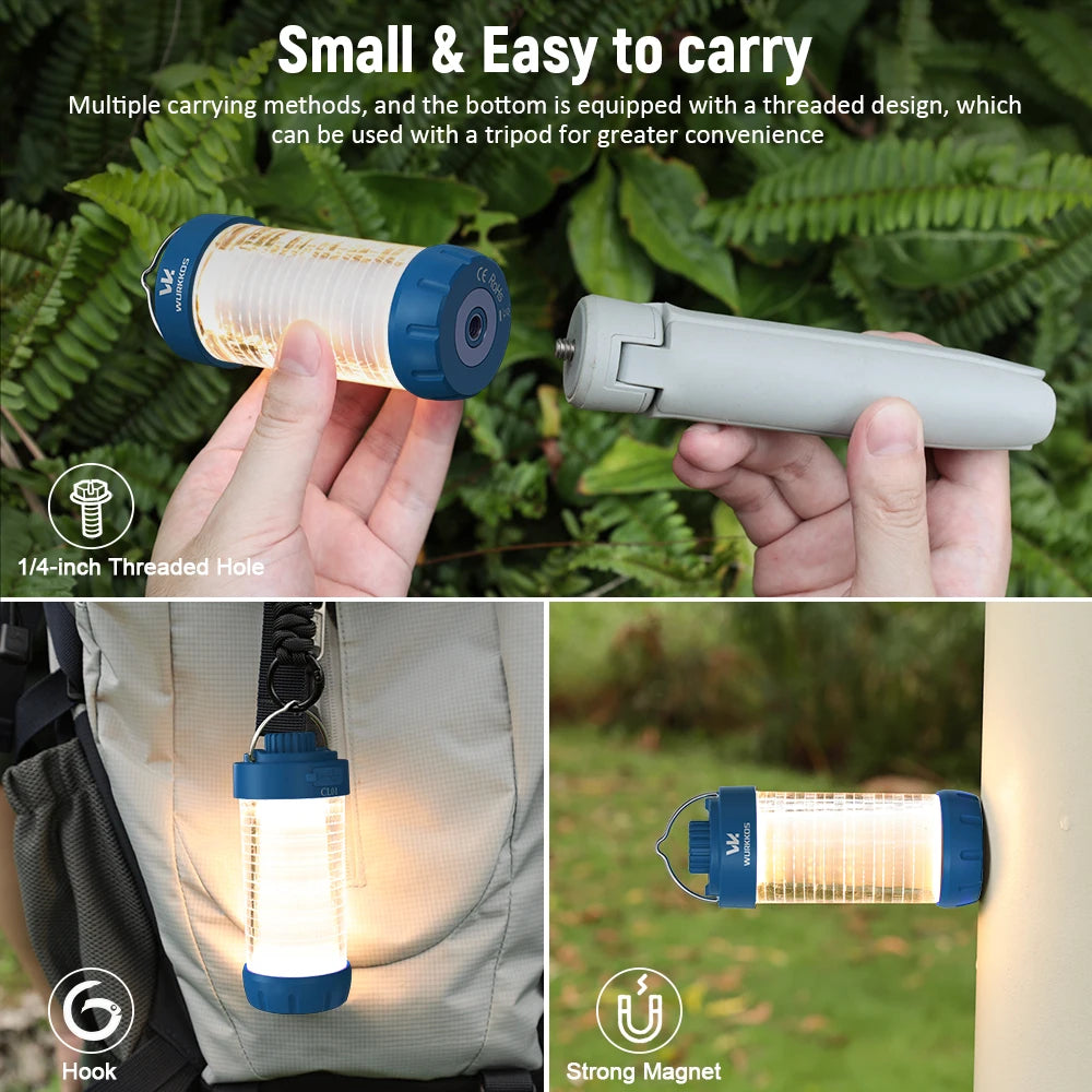 Wurkkos CL01 Mini RGB Flashlight 550 Lumen Rechargeable Power Bank
