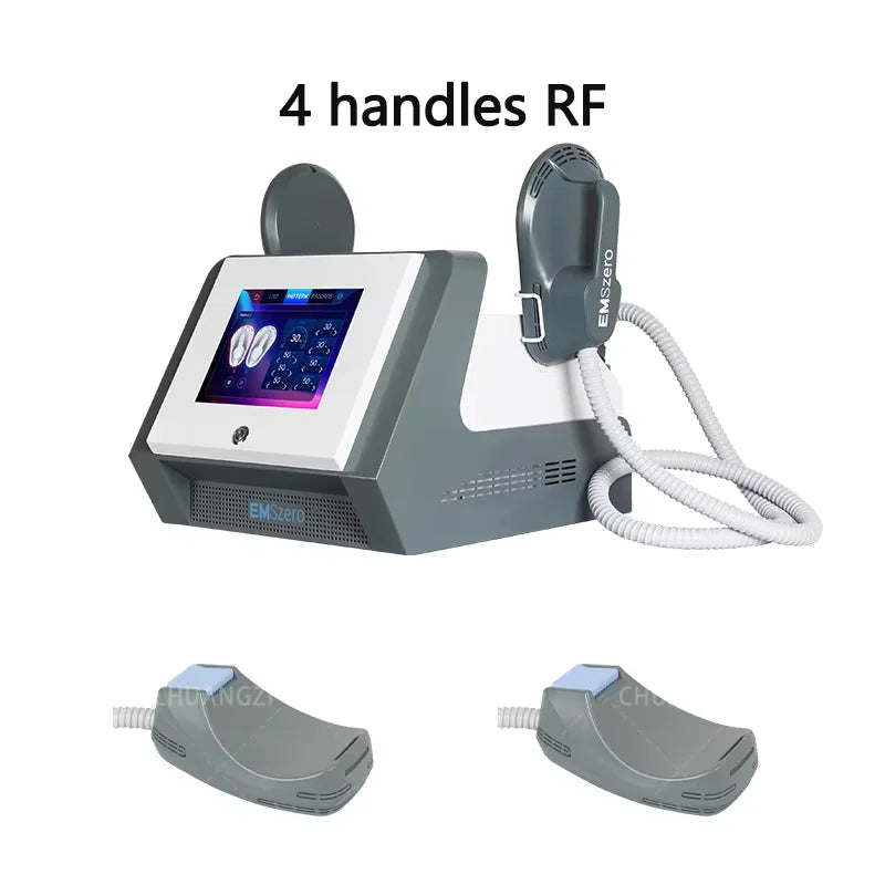 Body Sculpt Machine RF Sculpting Weight Loss Burning Fat Slimming Muscle Stimulation Equipment 6500W HI-EMT EMSzero