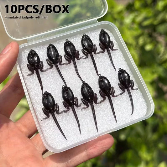 10/30 soft bodied small/large fly bait with hook - Realistic floating action bait - TPE material suitable for freshwater and sea