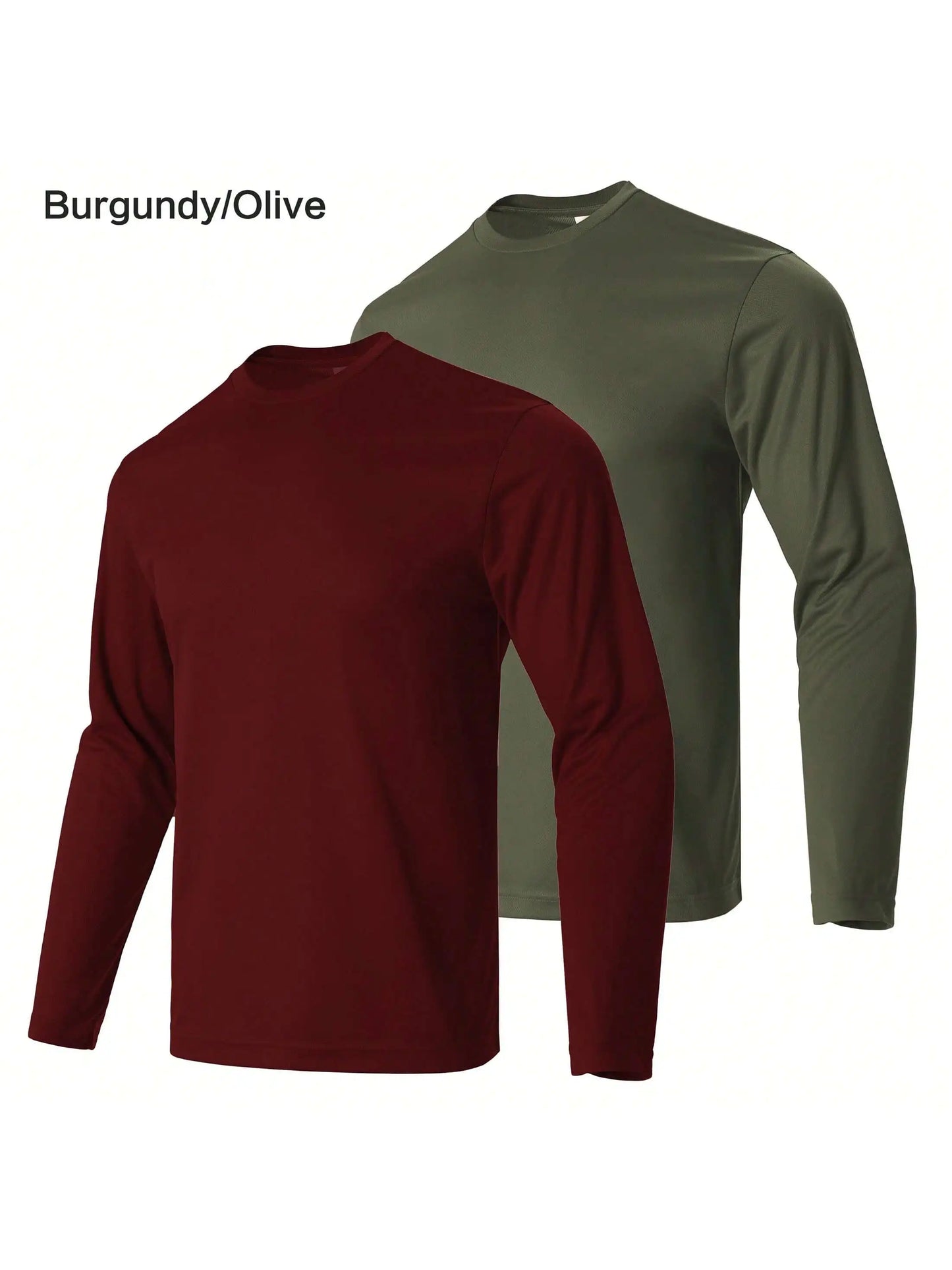 Unisex Performance Long Sleeve Shirt Breathable Moisture Wicking Quick Dry