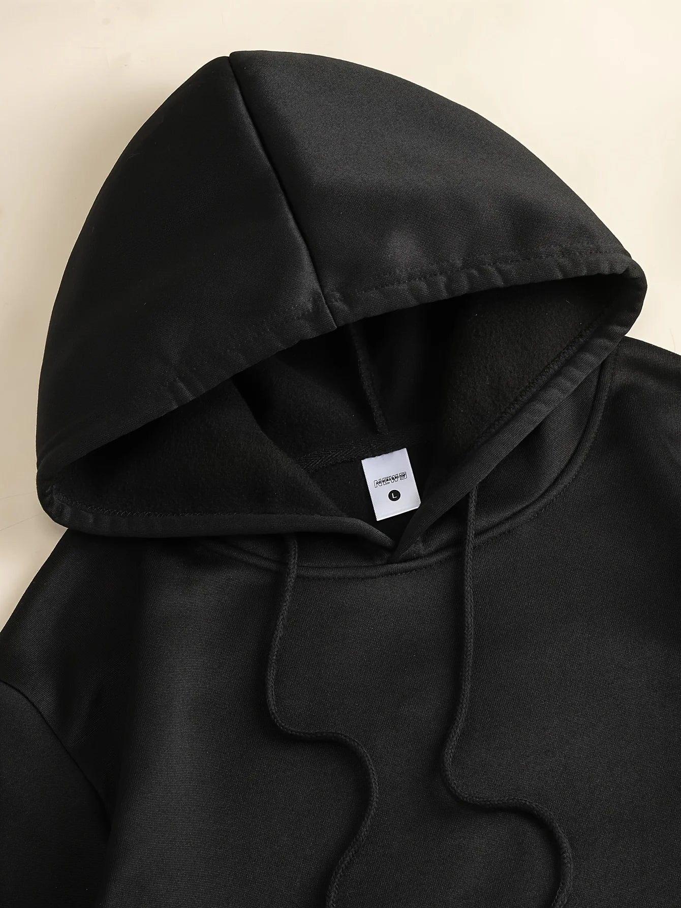 Men's Hoodie -Bold Blue Lettering, Kangaroo Pocket & Drawstring Hood - All-Season Casual Pullover for Everyday & Gaming