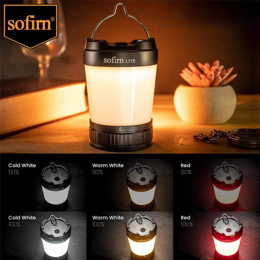 Sofirn LT1S Camping Light USB C 21700 Rechargeable Lantern Emergency
