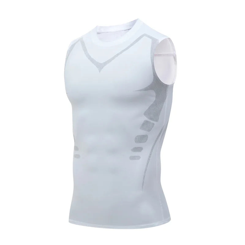 Men Compression Tank Top Sleeveless Quick Dry Gym Sportswear