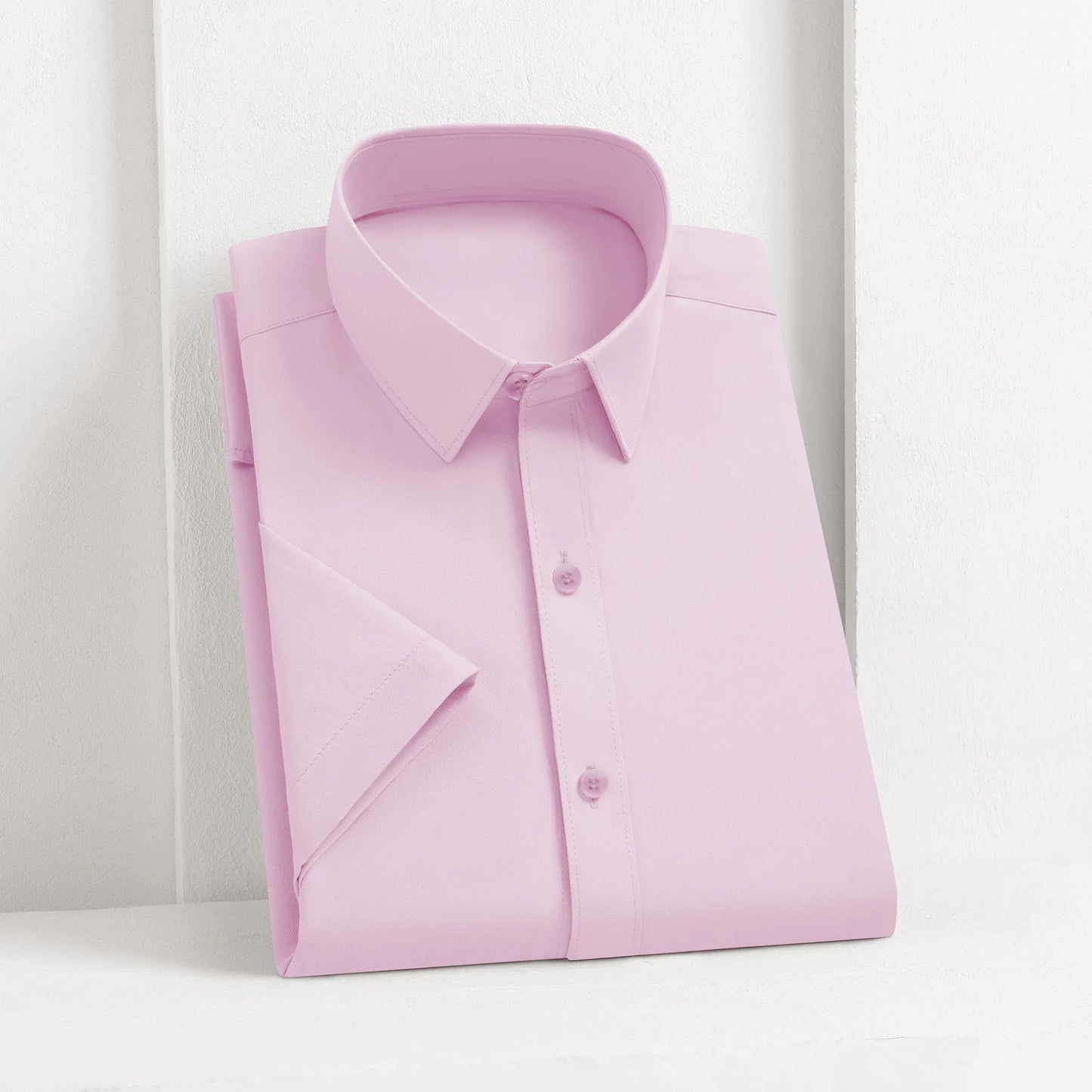 Men's Short Sleeve Business Casual Shirt No Ironing