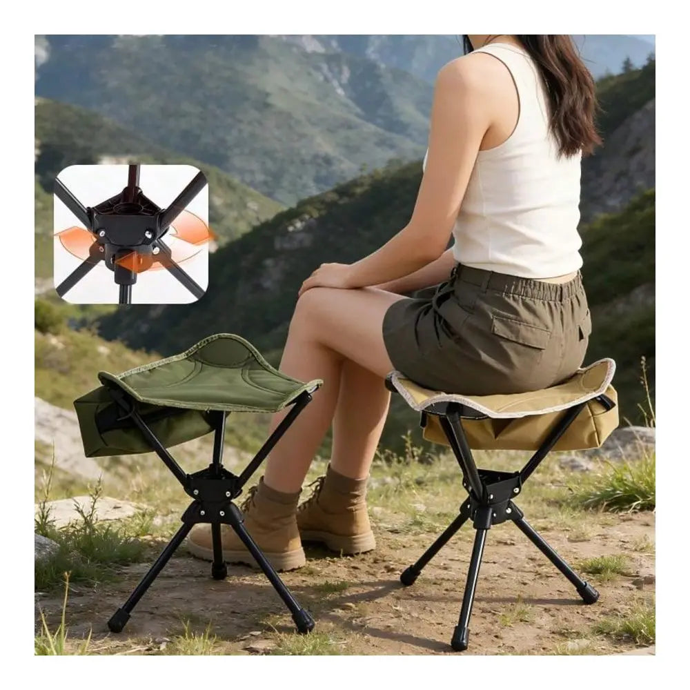 Camping Chair Collapsible Folding Chair With Strong Load Bearing Capacity